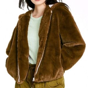 Sandy Liang x Target faux fur hooded jacket